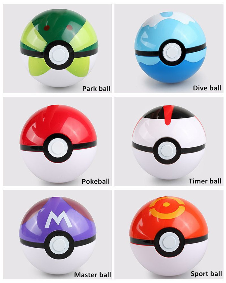 13 Styles 7cm Pikachu Cosplay Pop-up Pokeball Toy