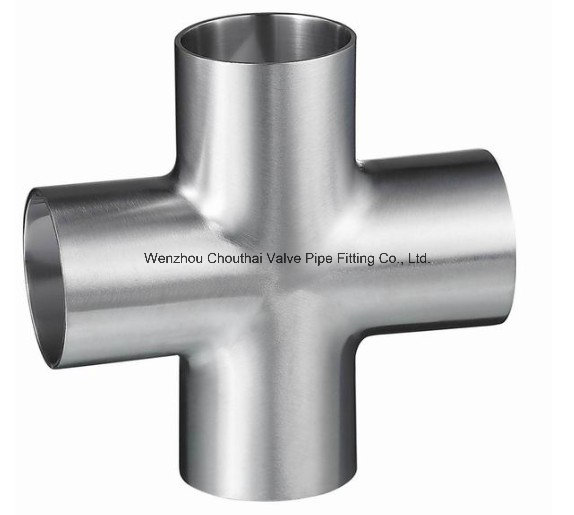 Polished 304 316 Sanitary Stainless Steel Welded Elbow Tee/Cross