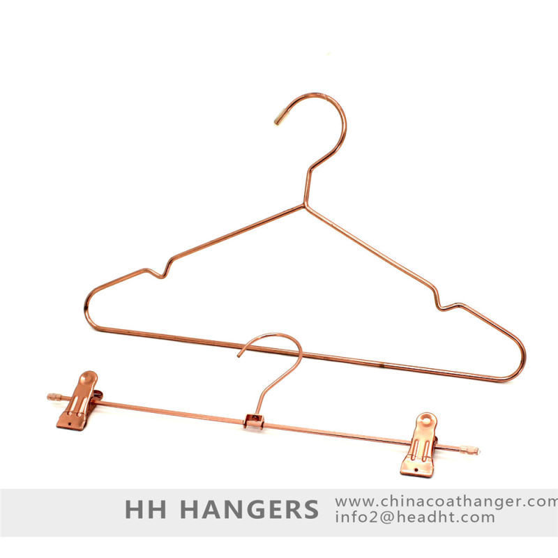 Ultra Light Aluminium Metal Clothes /Coat Copper Hangers for Wholesale