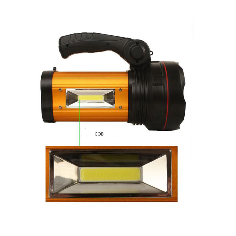 3900 Portable Lamp Searchlight USB Mobile Power Rechargeable LED Flashlight Outdoor USB LED Light