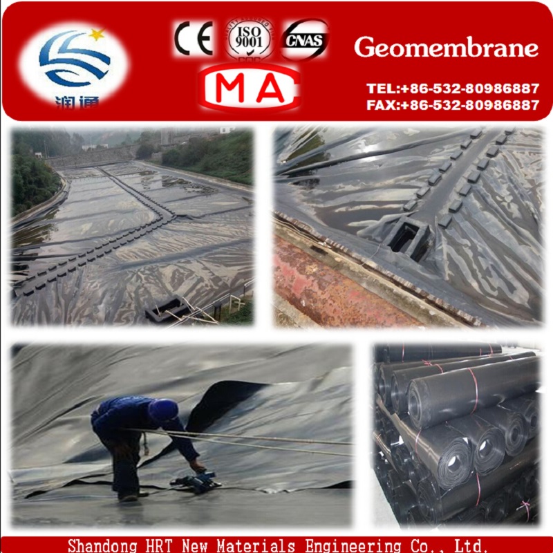 PVC HDPE Geomembrane Liner Construction Materials 2mm