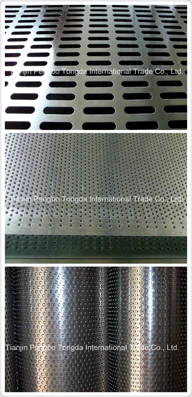 Metal Plate 316L/304 Round Hole Perforated Stainless Steel Sheet