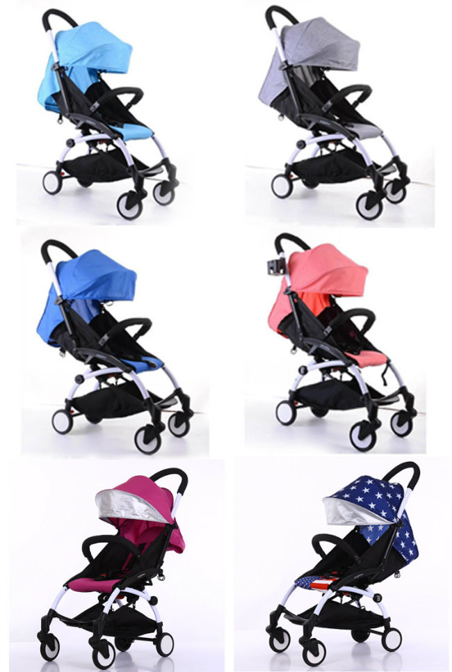 Ce Approved China Aluminium Alloy Frame Foldable Lightweight Baby Buggy with PU Wheeles