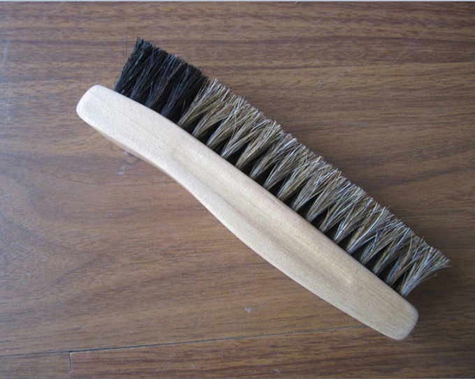 Curve Style Pure Horse Hair Shoe Brush (YY-485)