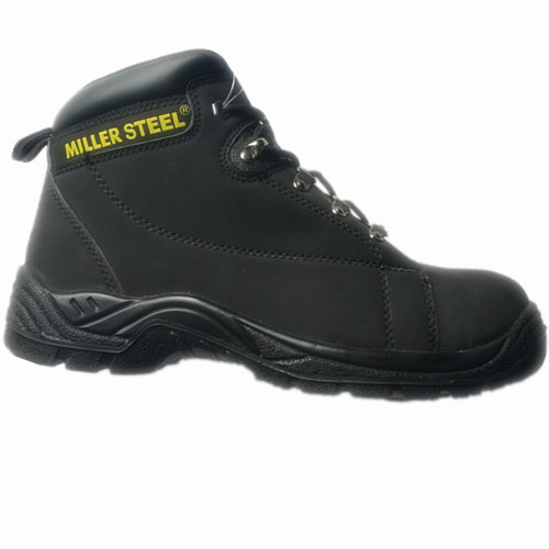 Upper PU Nubuck Leather Sole PU Work Safety Shoe