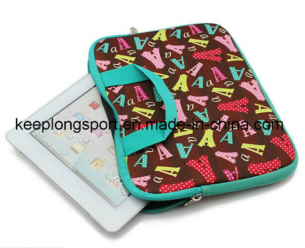 Full Color Printing Neoprene Laptop Bag with Handle