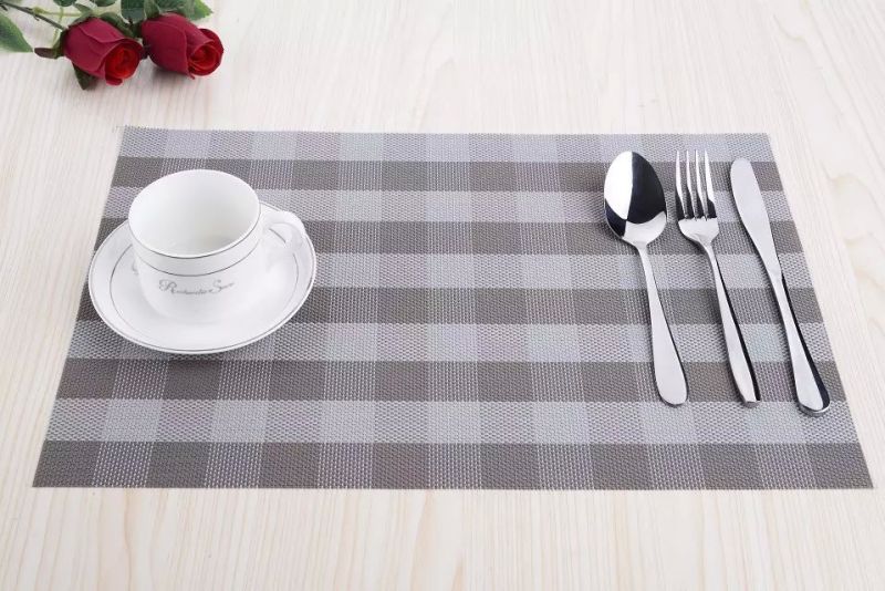 High Quality Cheap Eco-Friendly Material PVC Woven Kitchen Placemat