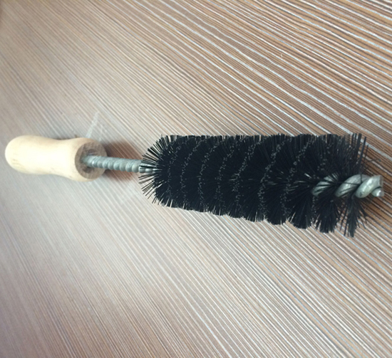 Wooden Handle Black Nylon Wire Cleaning Brush (YY-606)