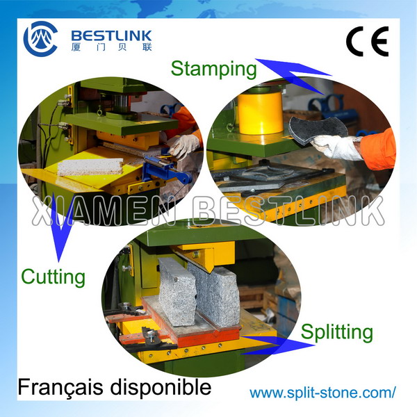 Hydraulic Granite Marble Stone Cutting Stamping Splitting Machine