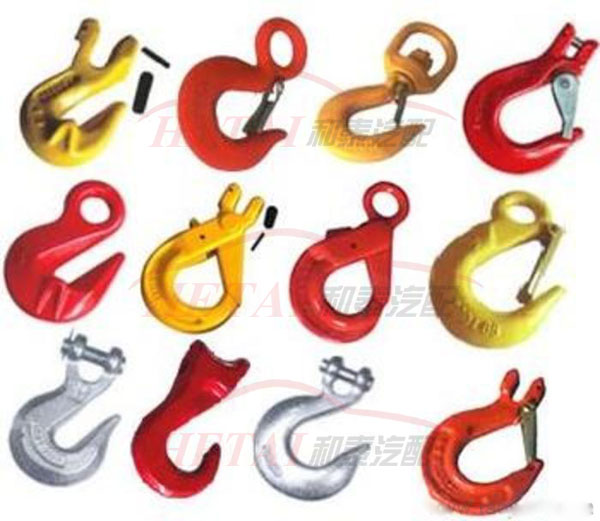 High Quality U. S. Type 320 Steel Chain Forklift Lifting Hook for Sale