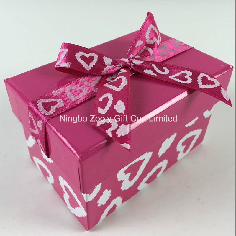 Custom Printing Ribbon Hexagonal Heart-Shaped Rectangle Mixed Paper Gift Boxes Set