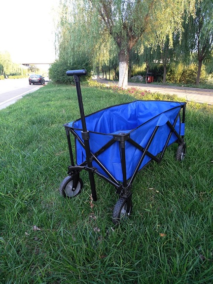 Colourful Folding Wagon for Fishing or Shopping
