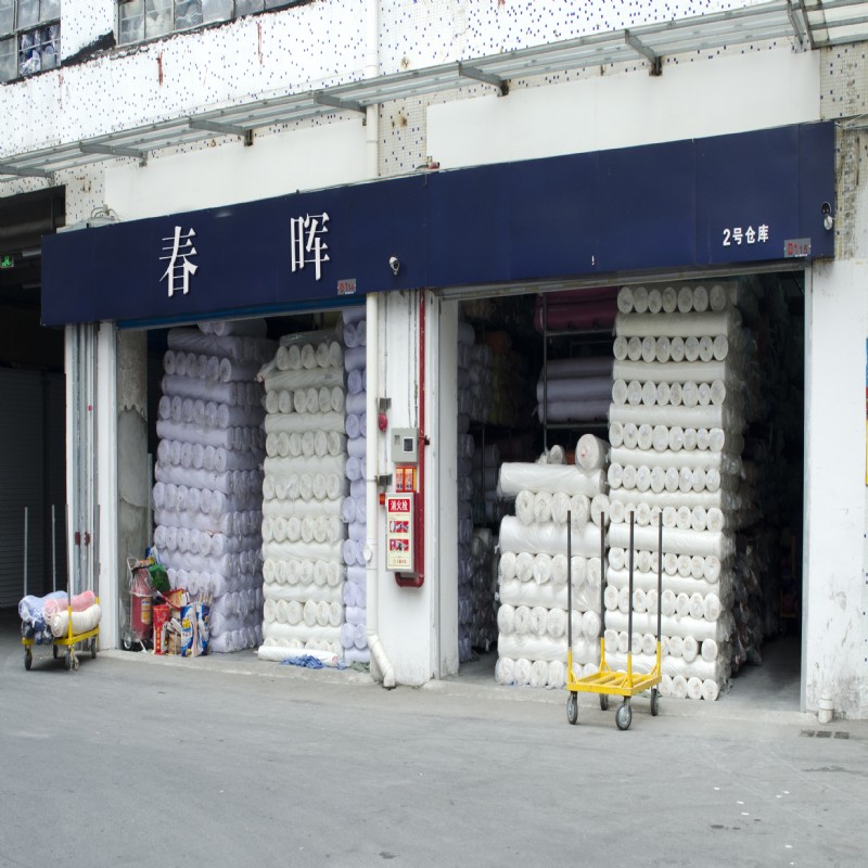 Stock Cotton Nylon Spandex Stretch Wholesale Woven Garment Light Fabric