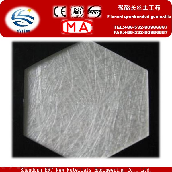 High Quality Needle Punched Plastic Woven Film Geotextile 200g