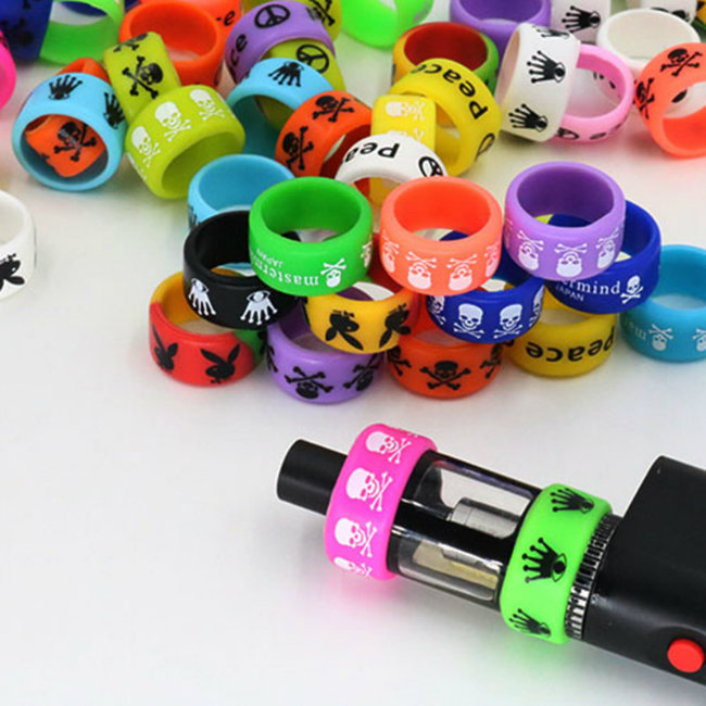 Decorative and Protection Colorful Vape Band Ring for Wholesale