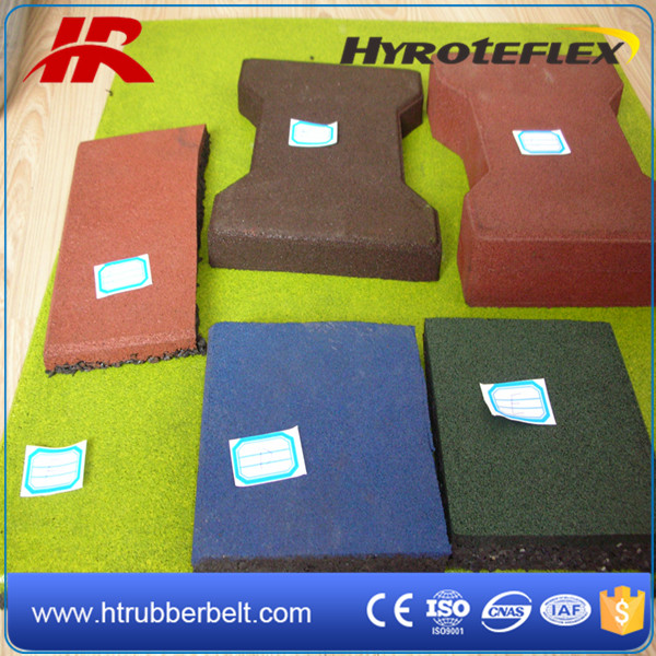 Waterproof Competitive Prices Dog Bone Rubber Tiles