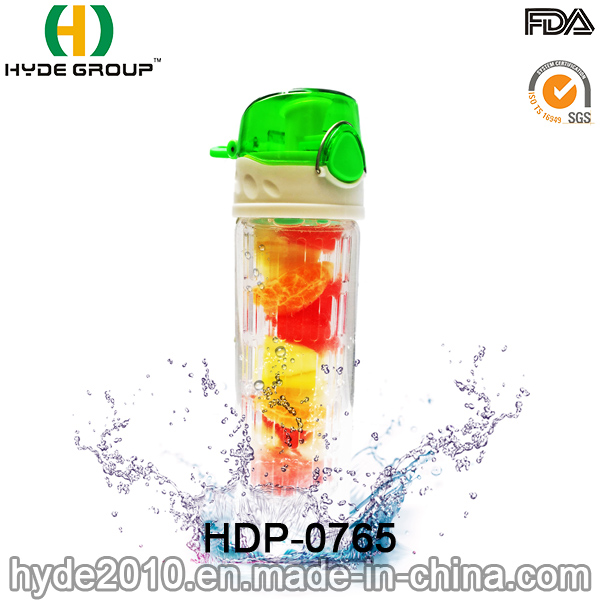 Hot Sale Newly 1000ml Tritan Fruit Infusion Water Bottle, Customized Plastic Water Bottle (HDP-0765)