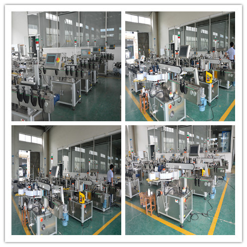 Flat Bottle Self Adhesive Label Automatic Double Side Labeling Machine