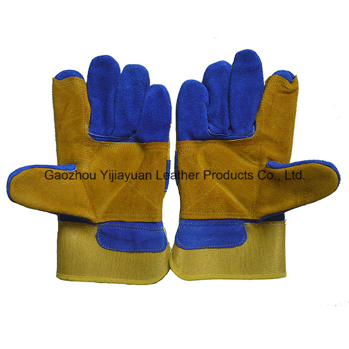 Cow Split Leather Working Glove Made in Gaozhou China