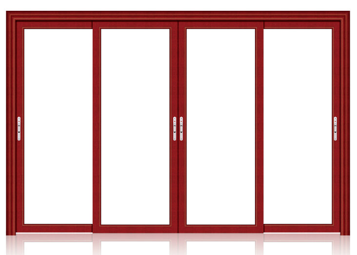 Thermal Break Aluminium Glass Sliding Door (FT-D126)