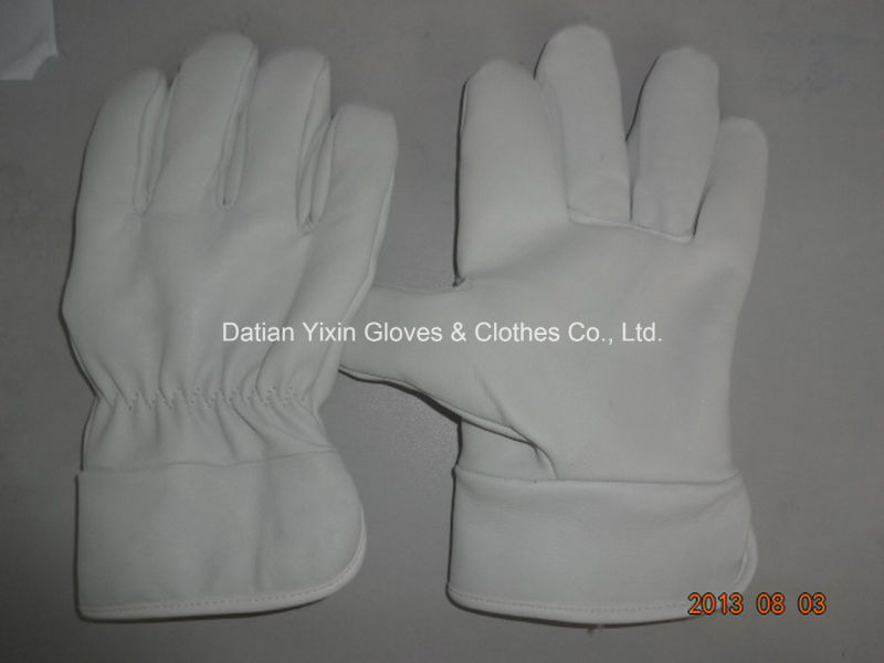 Winter Glove-White Cow Leather Glove-Utility Glove-Work Glove