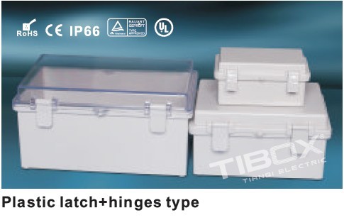 Plastic Box -Plastic Latch + Hinge Type