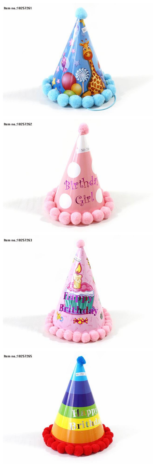 Paper Happy Birthday Hat Toys for Kids
