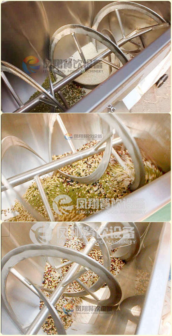 Industrial Wheat Flour Powder Strach Grain Spice Mixer Mixing Machine