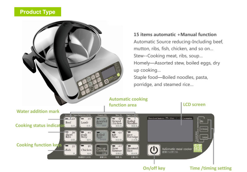 Automatic Food Maker for 15 Item