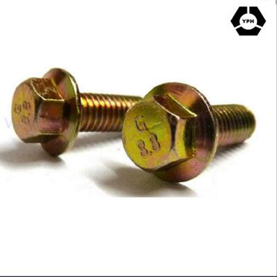 High Strength DIN6921 Black Grade8.8 Hex Flange Bolt