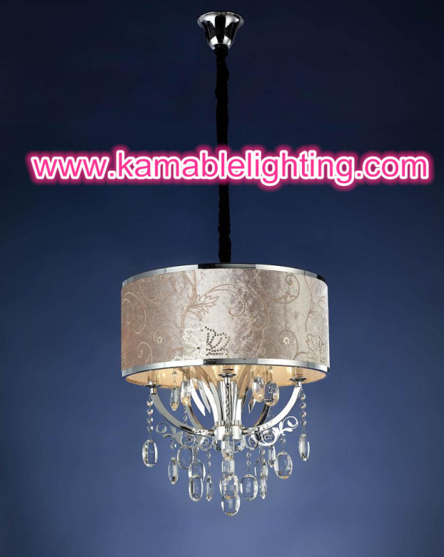 Modern Hotel Project Chandelier Crystal Lamp (CL 5281/5 CR+WT)