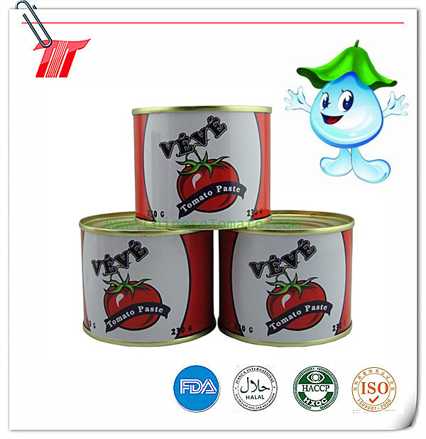 400g Veve Brand Organic Canned Tomato Paste