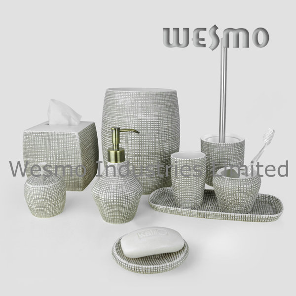 Porcelain Bath Accessories Set (WBC0581B)