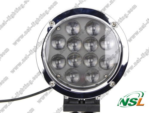 7inch 5100lm Round 12PCS X 5W CREE LED Black/Silver Housing Spot Flood 60W CREE Work Offroad Driving Fog Head Light 12V24V for 4X4 Jeep SUV Auto