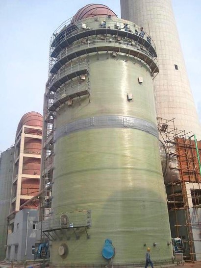 FRP Tower to Treat Waste Gas