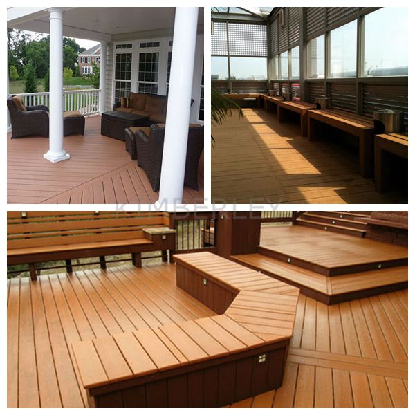 WPC Solid Wood Plastic Composite Decking/ Laminate Flooring