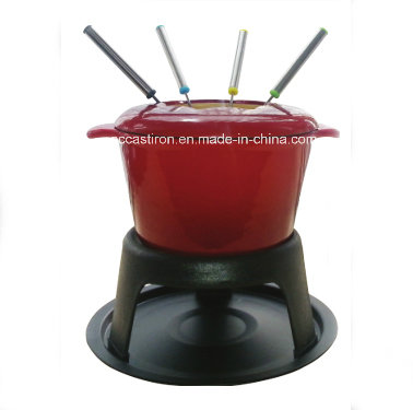 OEM ODM LFGB Ce FDA Cast Iron Fondue Manufacturer From China