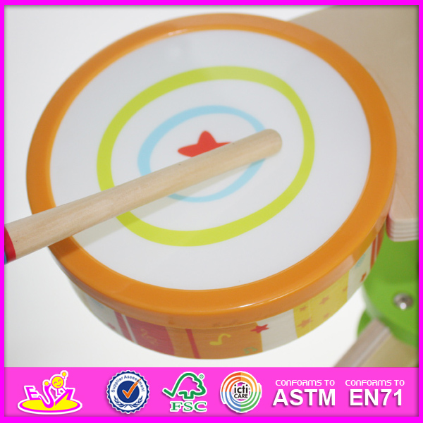 Best Mini Wooden Drum Toy for Kids, Novelty Hot Sale Drum Toys for Children, Music Toy Wooden Toy Drum Toy for Baby W07j025