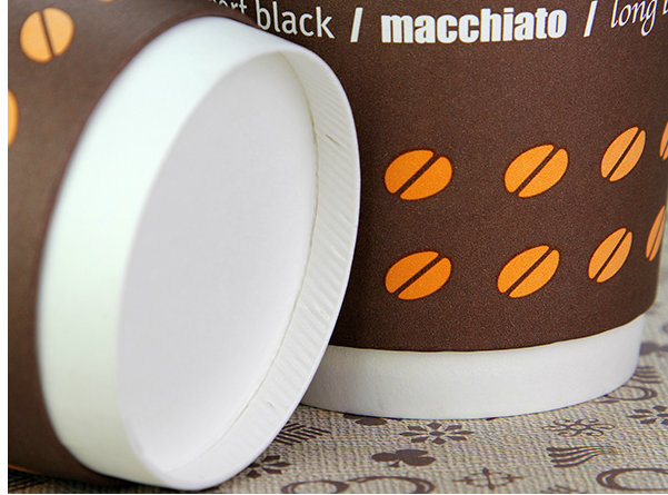 Double Wall Paper Coffee Mug with Lid