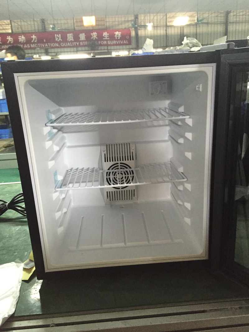 48L Thermoelectric Glass Door Fridge Hotel Mini Bar Refrigerator