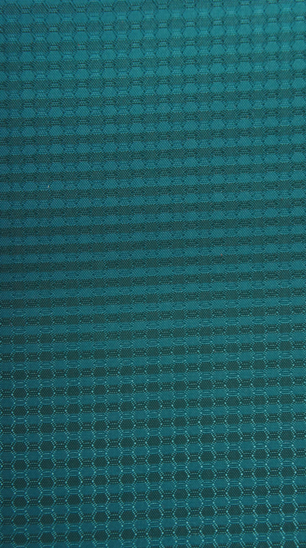 Cationic Double Hexagon Polyester Fabric with PU/PVC Coaitng