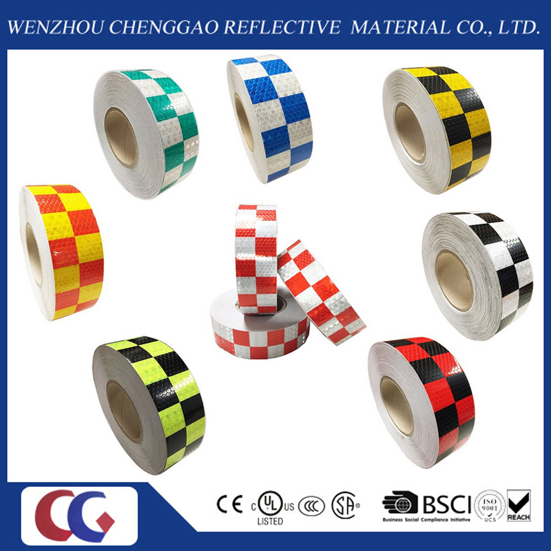 Vehicle Conspicuity Grid PVC Reflective Tape with Crystal Lattice (C3500-G)