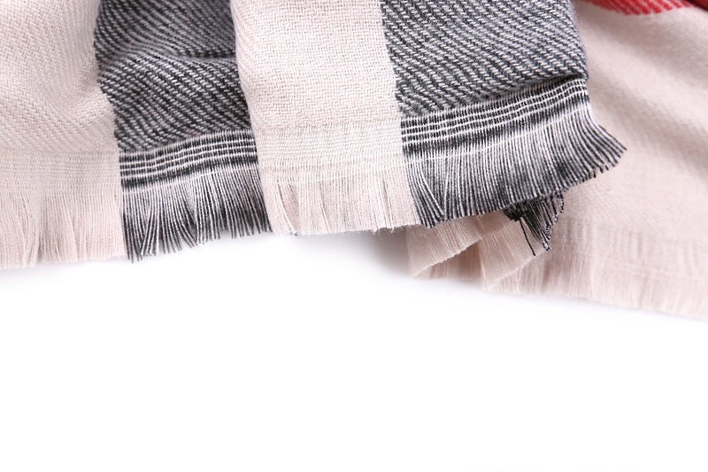 Women Cashmere Pashmina Plain Jacquard Fashion Scarf