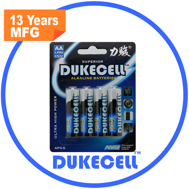 1.5V Lr6 Alkaline Battery for Wireless Mic