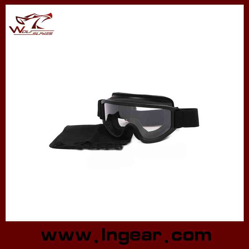 Airsoft X500 Swat Tactical Goggle Glasses for Helmet Goggles Black