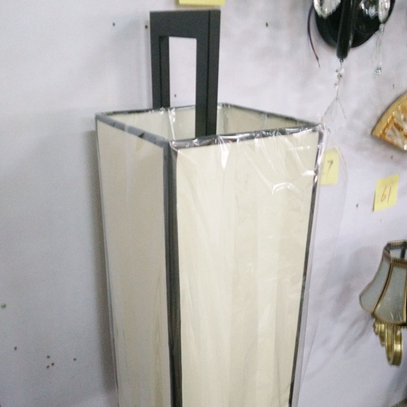 Off White Fabric Iron Bedside Wall Lamp for Hotel Project