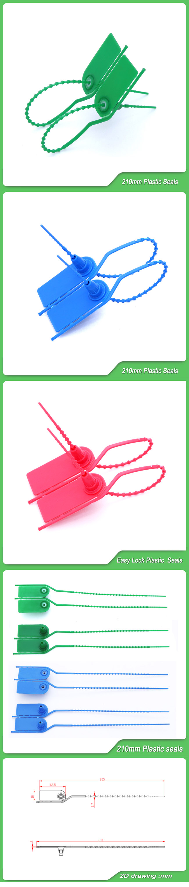 Safety Plastic Seal (JY210T)