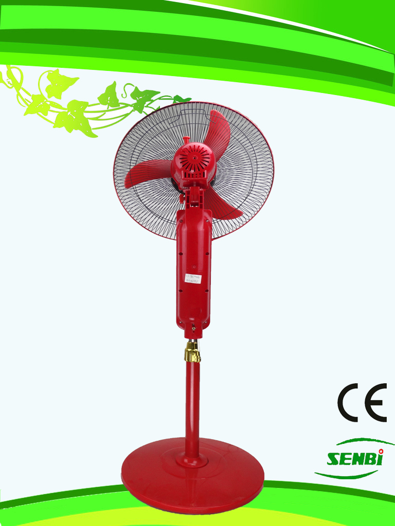 16 Inches 24V DC Stand Fan Red Big Timer (SB-S-DC16O)