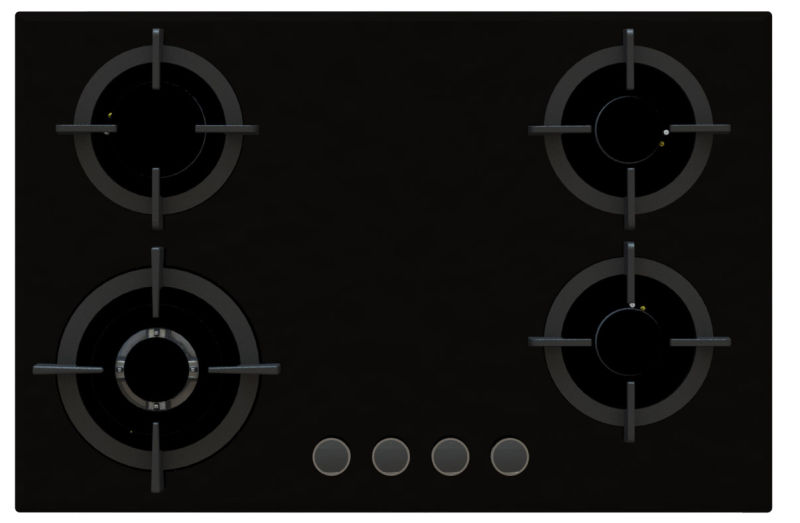 4 Burner Tempered Glass Gas Hob -Gna476