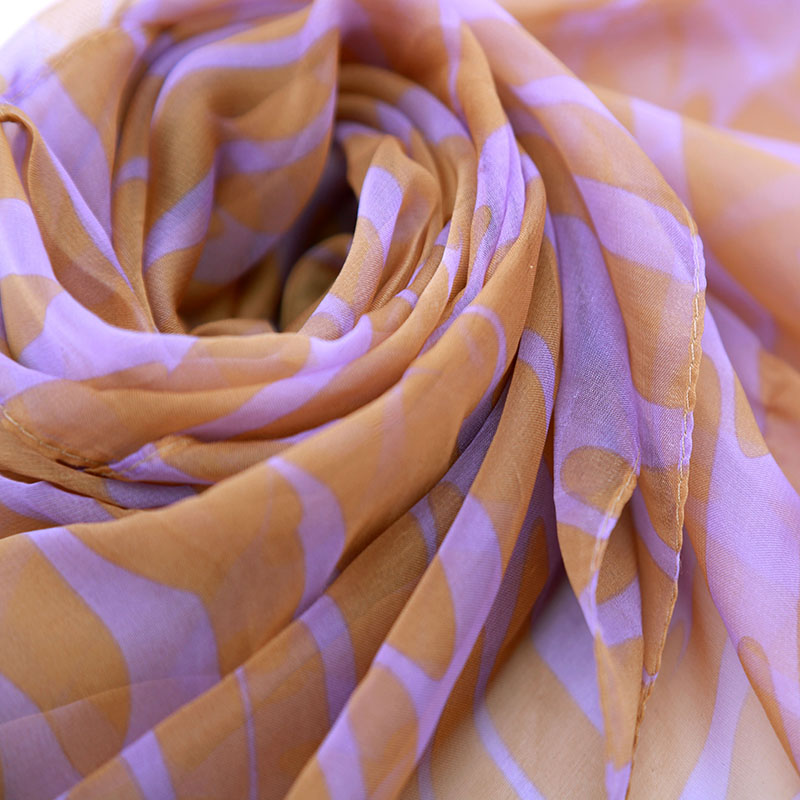 Lady Fashion Printed Scarf with Bright Color for Lady